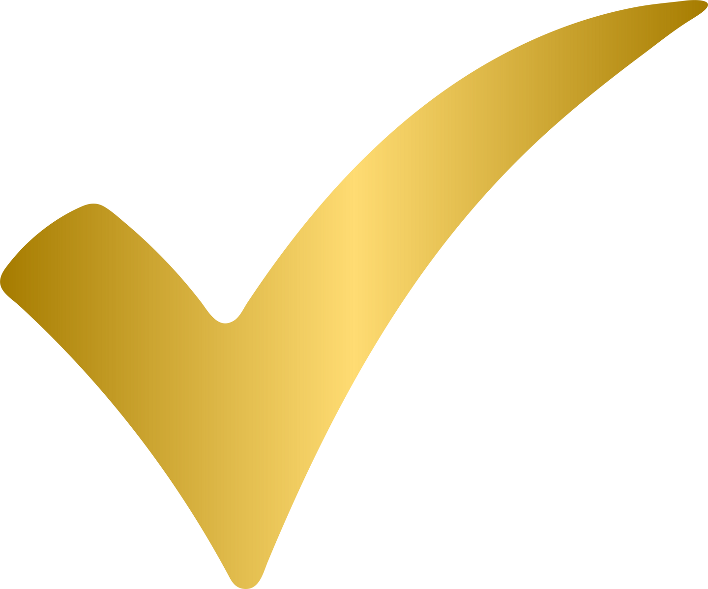 Gold check mark icon